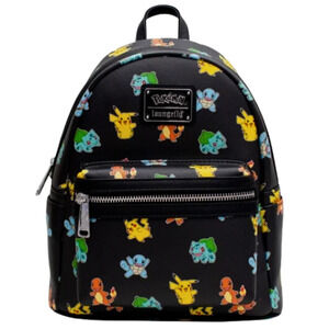 Loungefly x Pokémon Black Pikachu & Friends Mini Backpack